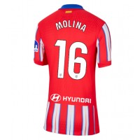 Dres Atletico Madrid Nahuel Molina #16 Domáci pre Ženy 2024-25 Krátky Rukáv